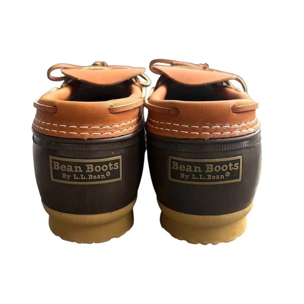 Bean Boots by LL‎ Bean Mens Sz 14 Low Rubber Moccasin Made In USA Outdoor Rain